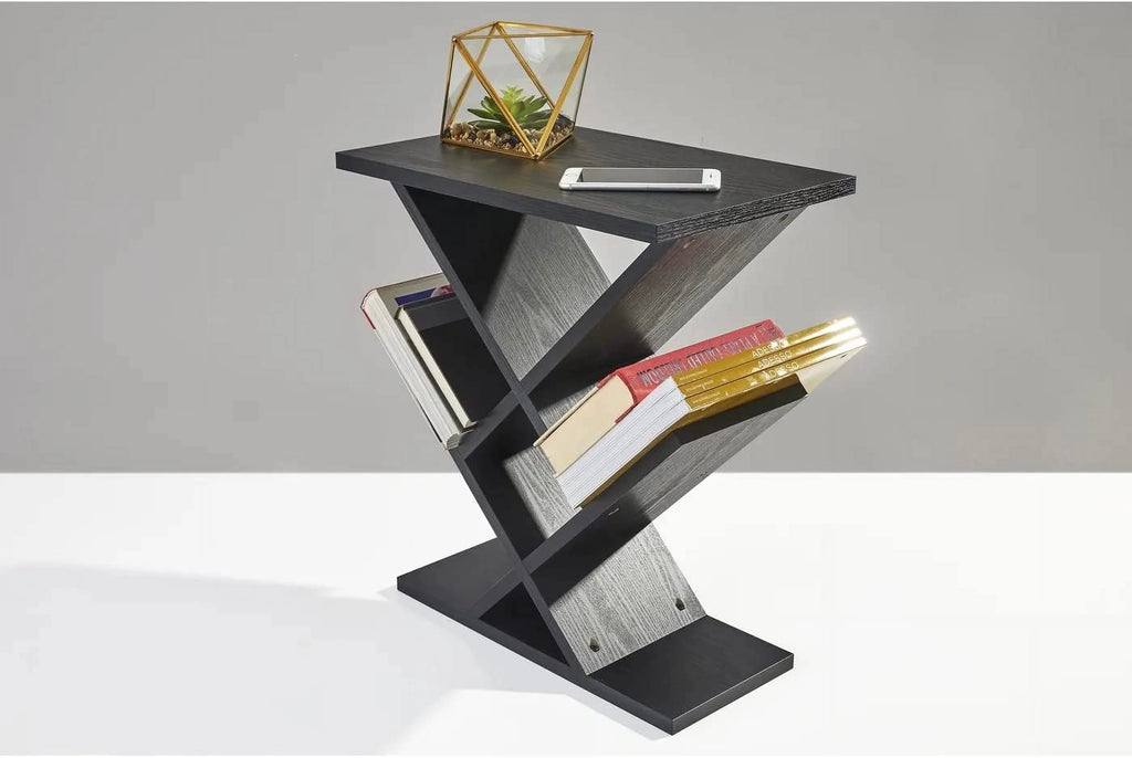 Black Storage Side Table S1253