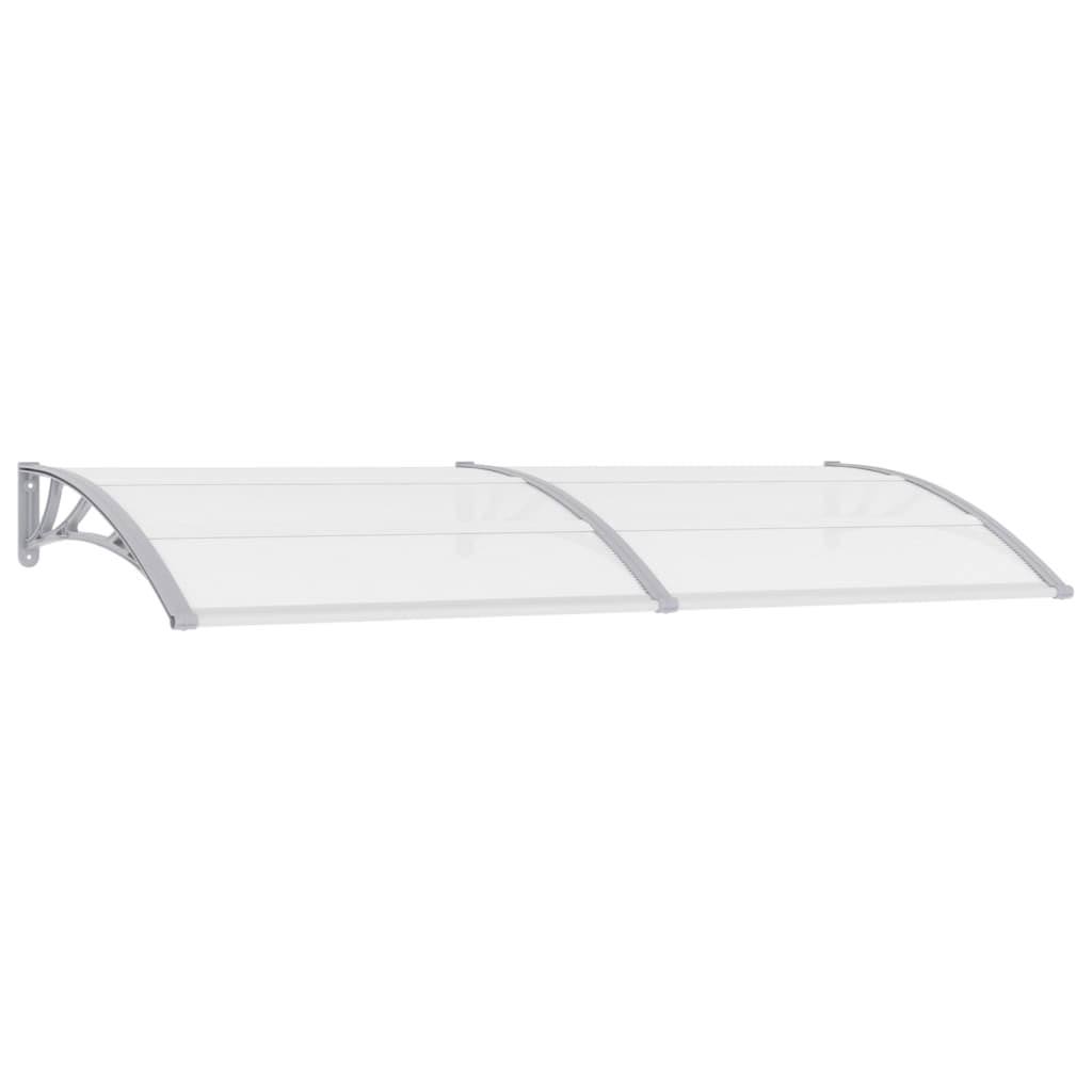 Gray Transparent Door Canopy U4031