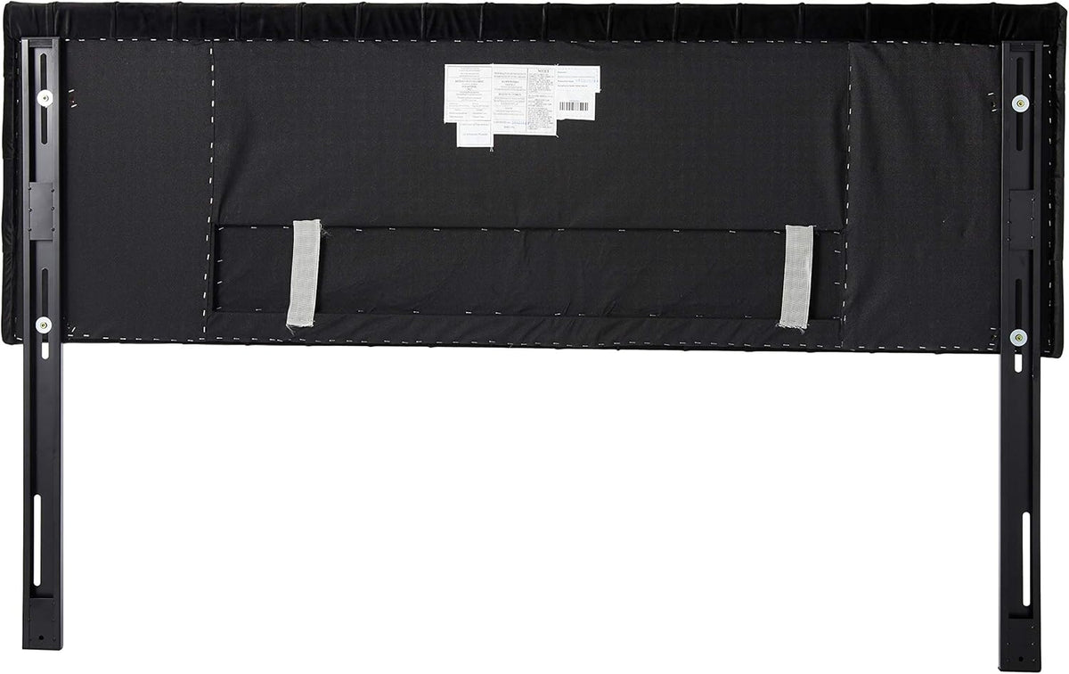 Tufted Velvet Headboard, King / Cal King, Cobalt / Black L999