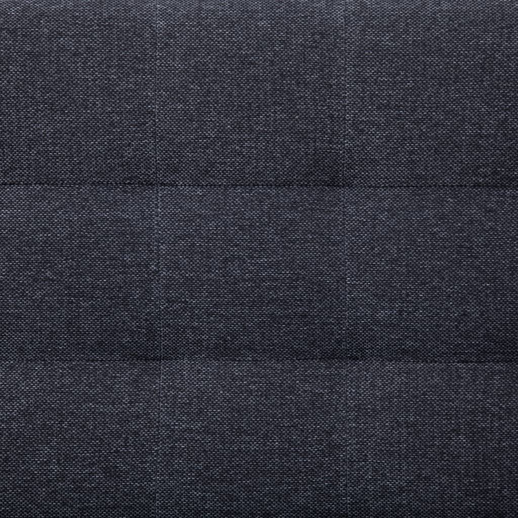 Dark Gray L-Shaped Sofa Bed V191
