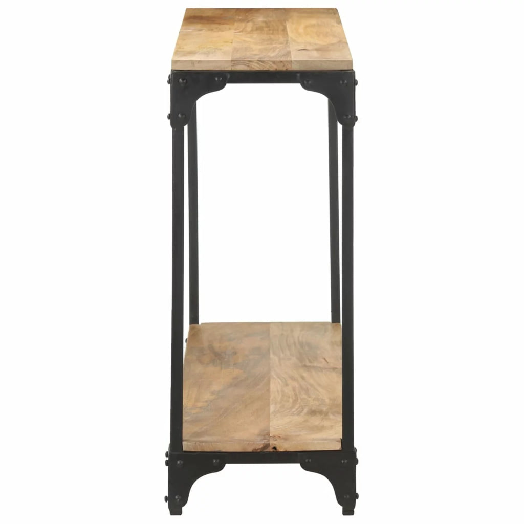 43.3"x11.8"x29.5" Solid Mango Wood Console Table Y8806