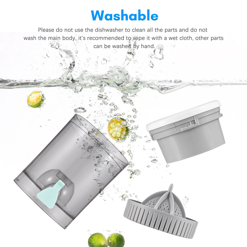 Electric Orange Juice Squeezer Portable Citrus Juicer USB Powered Detachable Washable X2390