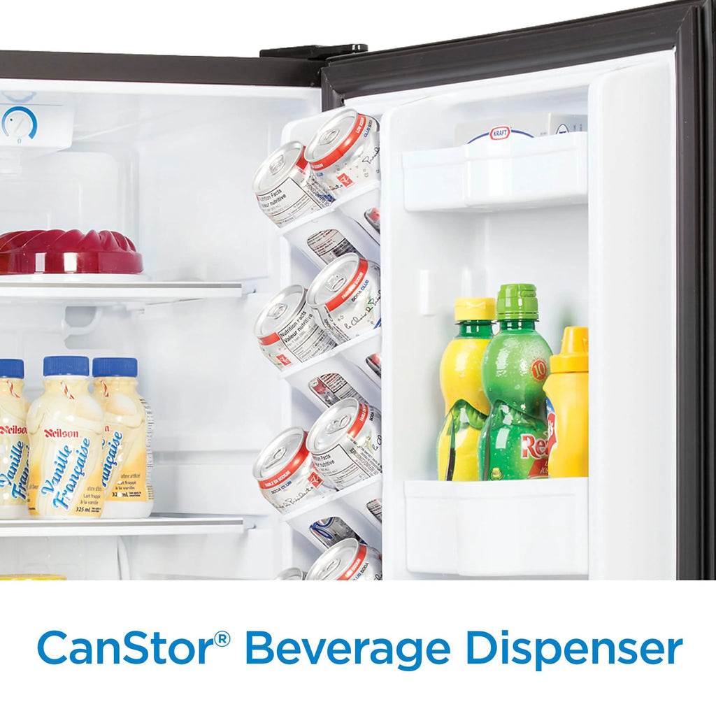 2.6 Cubic Feet Compact Freestanding Refrigerator, Black U595