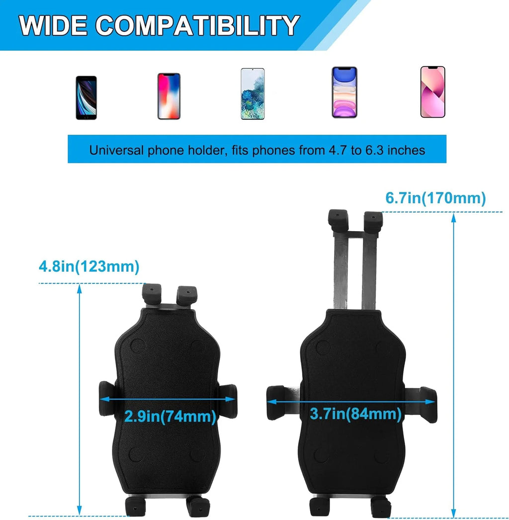 Motorcycle Phone Mount Fork Stem Holder E445