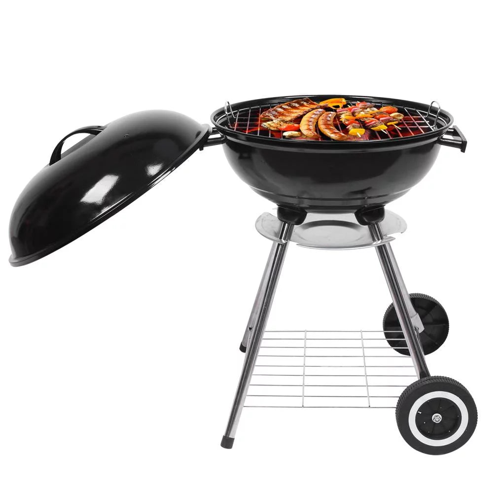 18 Portable Charcoal Grill with Wheels V3981