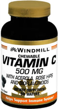 Vitamin C-500 Chewable Wafers 50 Tablets Pack of 2 T209