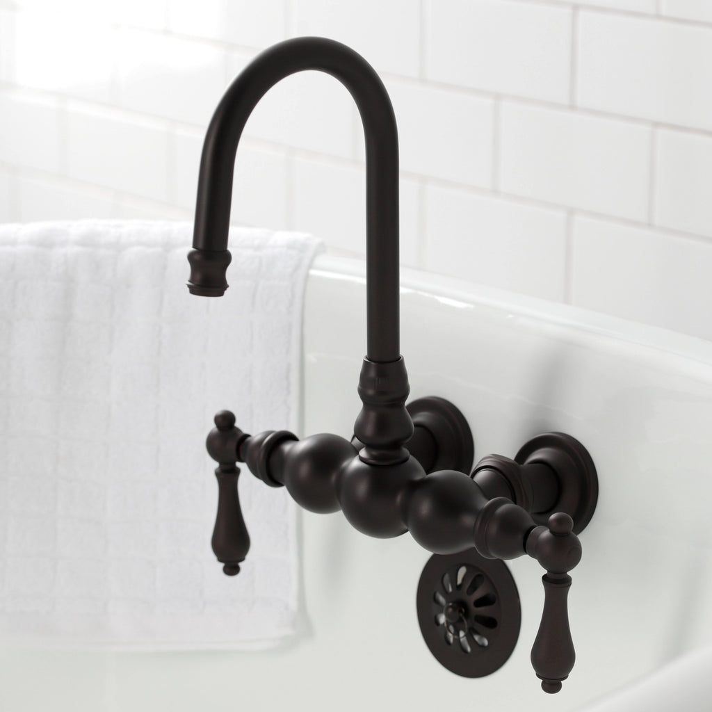 Wall Mount Clawfoot Tub Faucet Polished Chrome K209