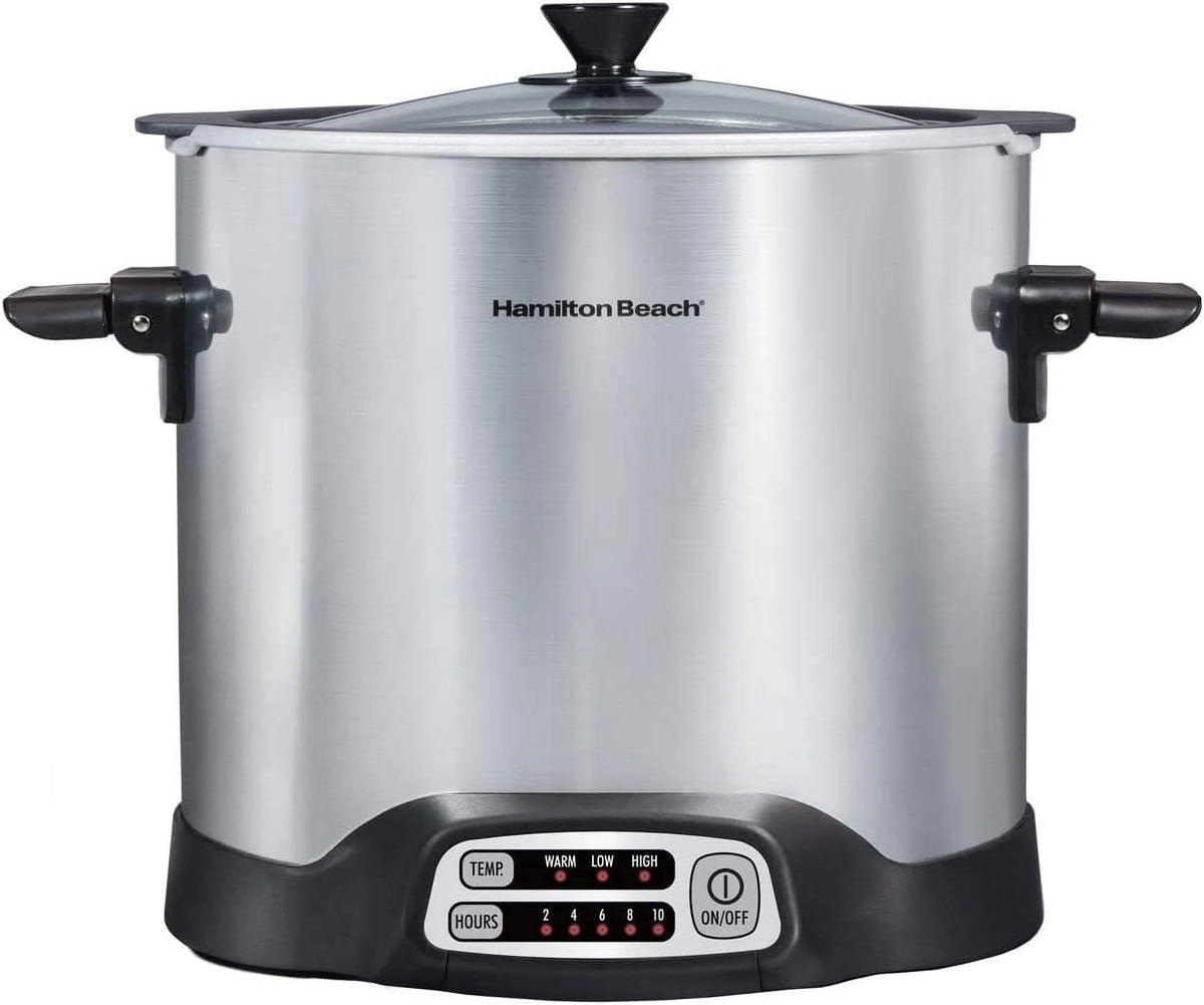 10 Quart Programmable Slow Cooker with Stovetop Safe Crock & 8 Quart Programmable Slow Cooker A252224