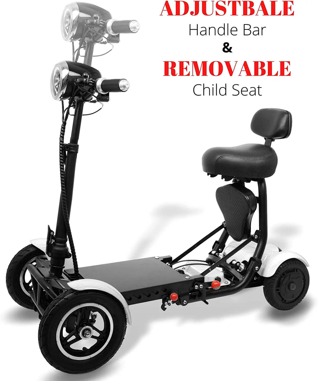 Foldable Lightweight Battery Power Four-Wheel Mobility Scooter E4684