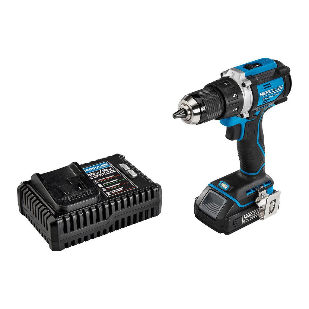 20V Brushless Cordless 1/2 in. Drill/Driver Kit with 2 Ah Battery and Charger R1799