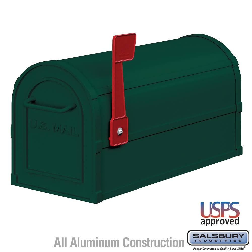 Green Rural Mailbox Q187