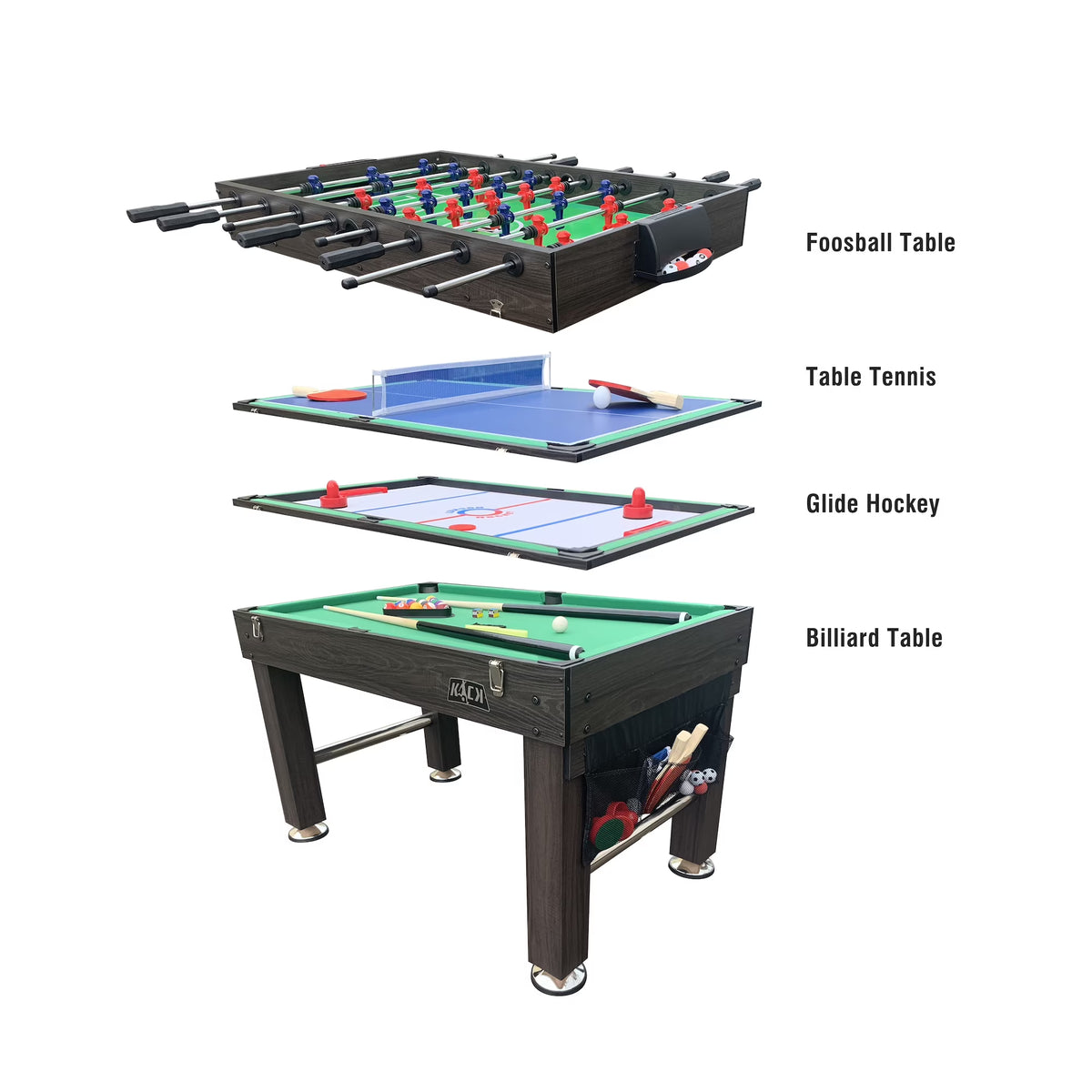 4-in-1 Multi Game Table D373033