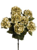 12 Pieces Two Tone Green Hydrangea Bush K14234