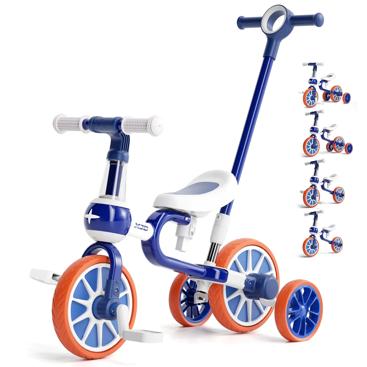 7 in 1 Toddler Tricycle with Removable Pedals L702717