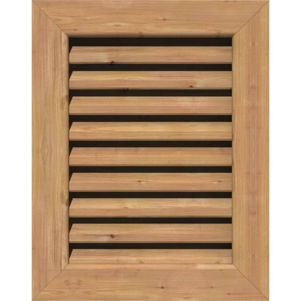 Unfinished Functional Vertical Gable Vent H337