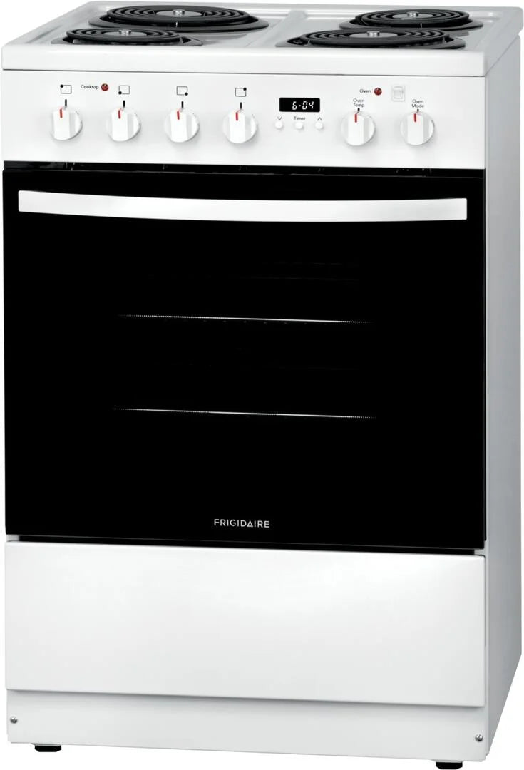 24" Freestanding Coil Electric Range Stainless Steel L455