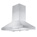 42 in. Convertible Vent Wall Mount Range Hood in Stainless Steel S4212