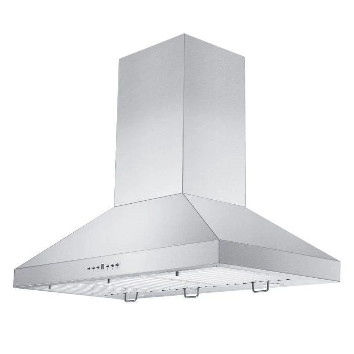 42 in. Convertible Vent Wall Mount Range Hood in Stainless Steel S4212