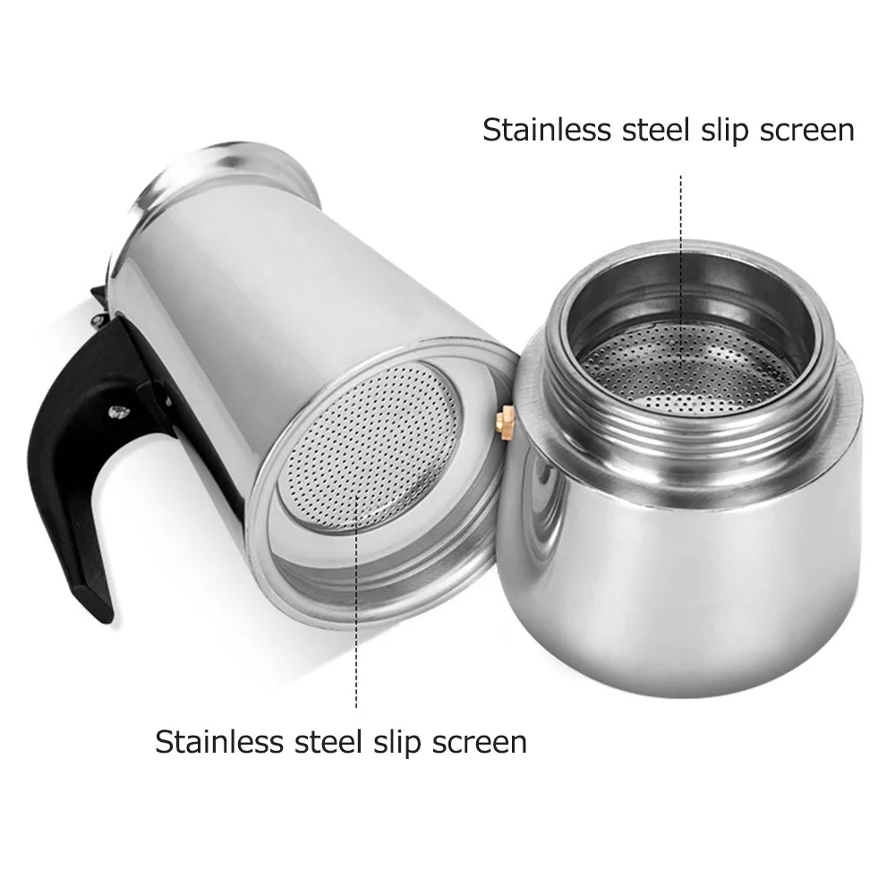 Stainless Steel Electric Mocha Coffee Maker A821