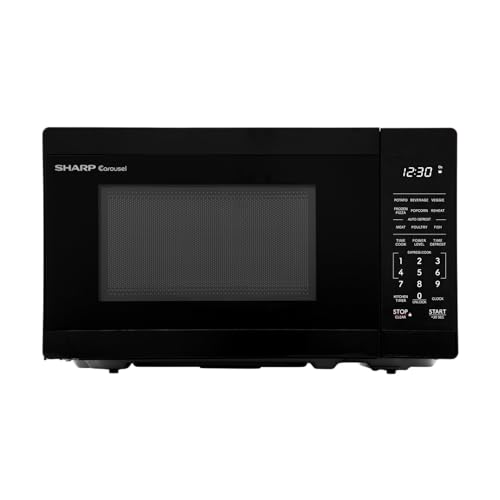 Compact Oven with Removable 10" Carousel Turntable, 700 Watt Countertop Microwave, White I320