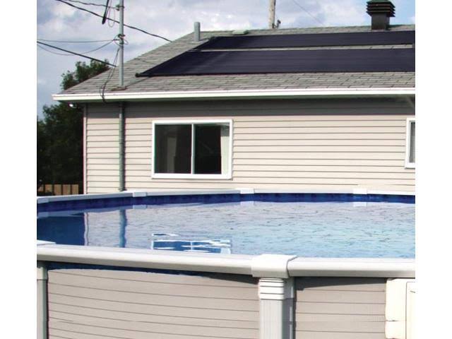 Solar Swimming Pool Heater Complete System with Roof Kits V54990