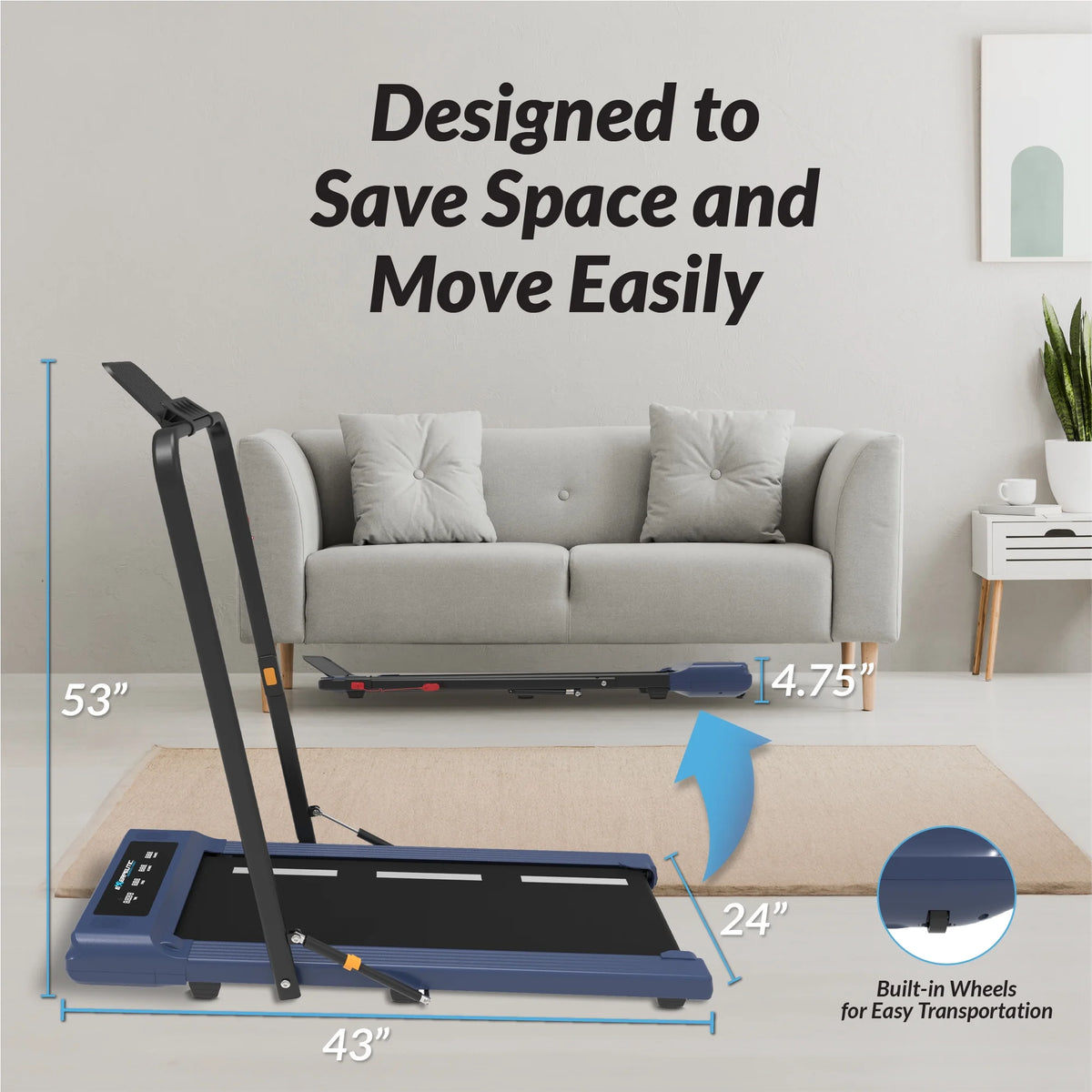 400 lbs. Weight Capacity Treadmill with Incline E262