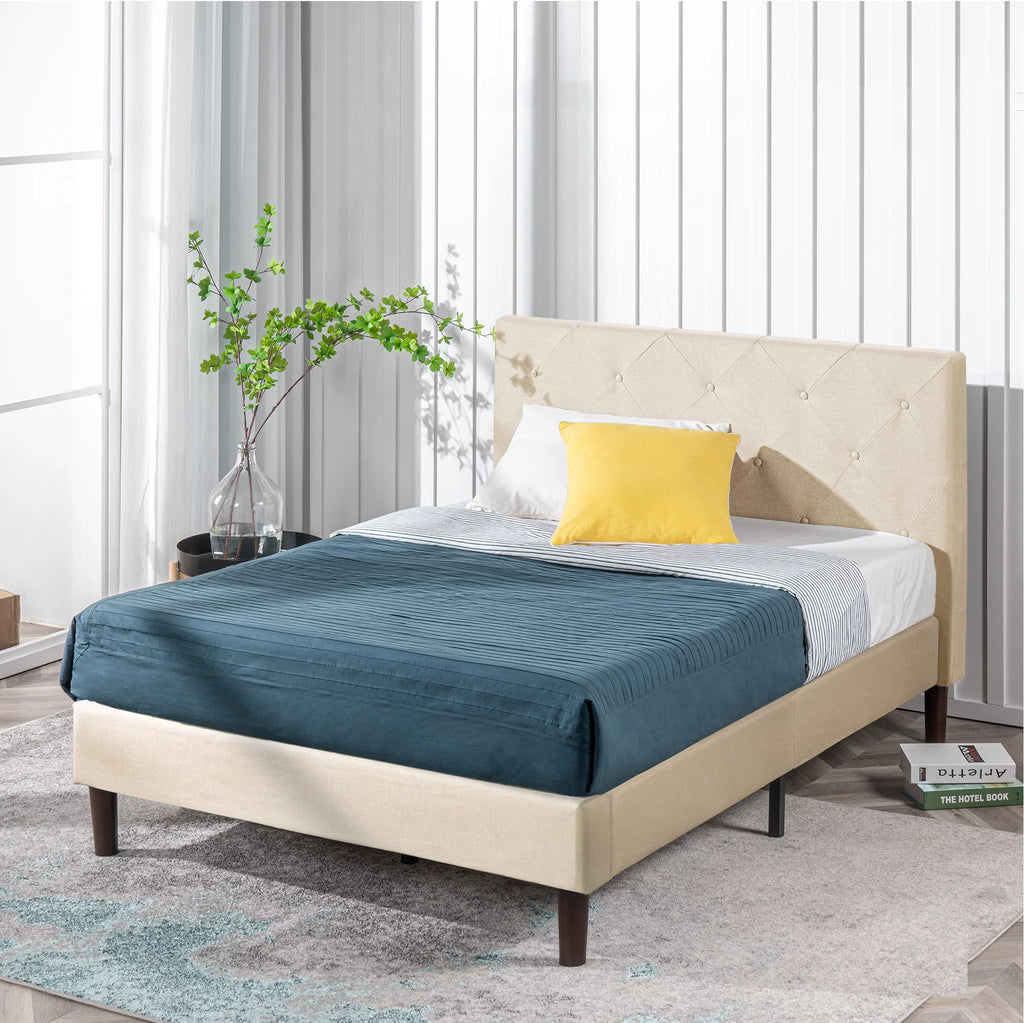 Upholstered Platform Bed Frame Q9079