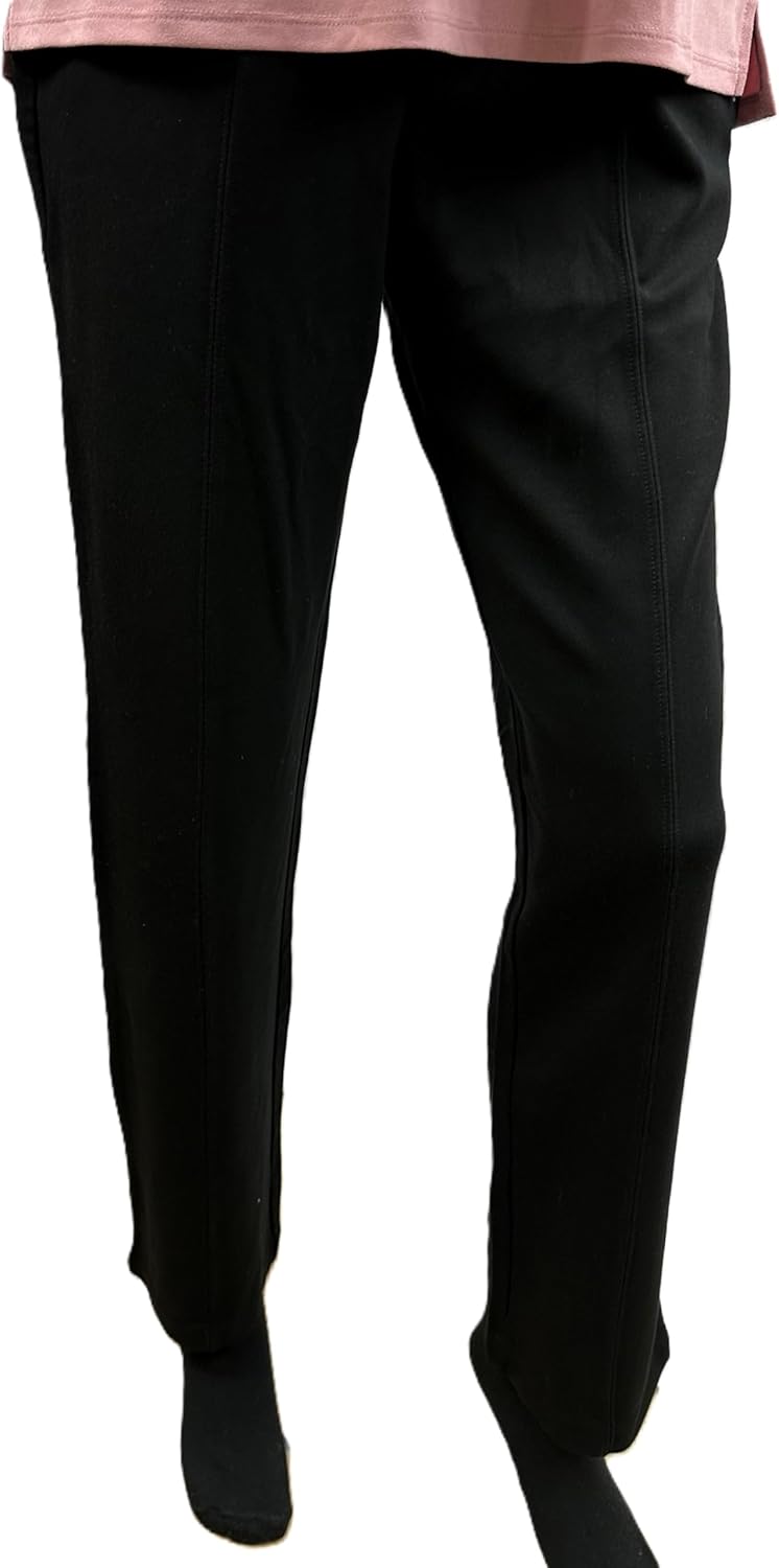 Black Medium Ladies Office Pants M5808