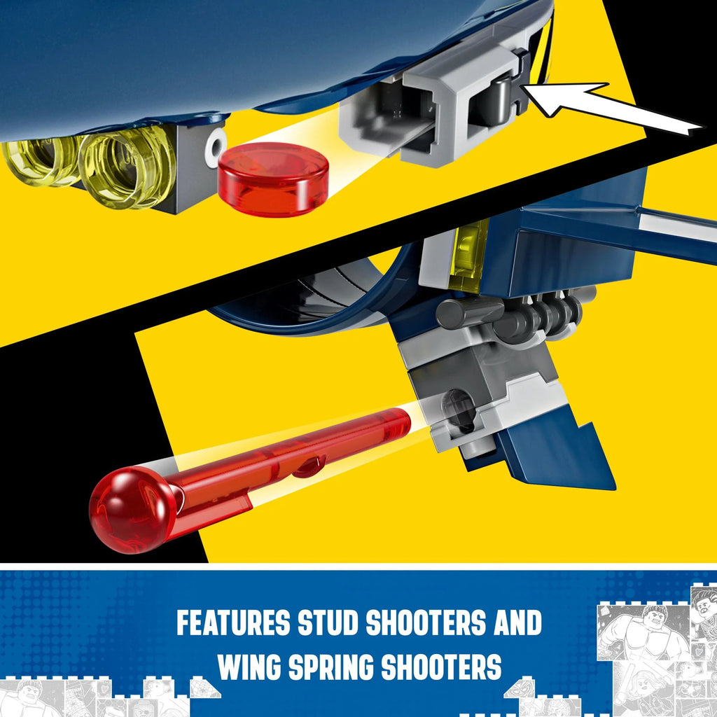 X-Jet Toy Plane Model Building Kit with 4 Minifigures C28998