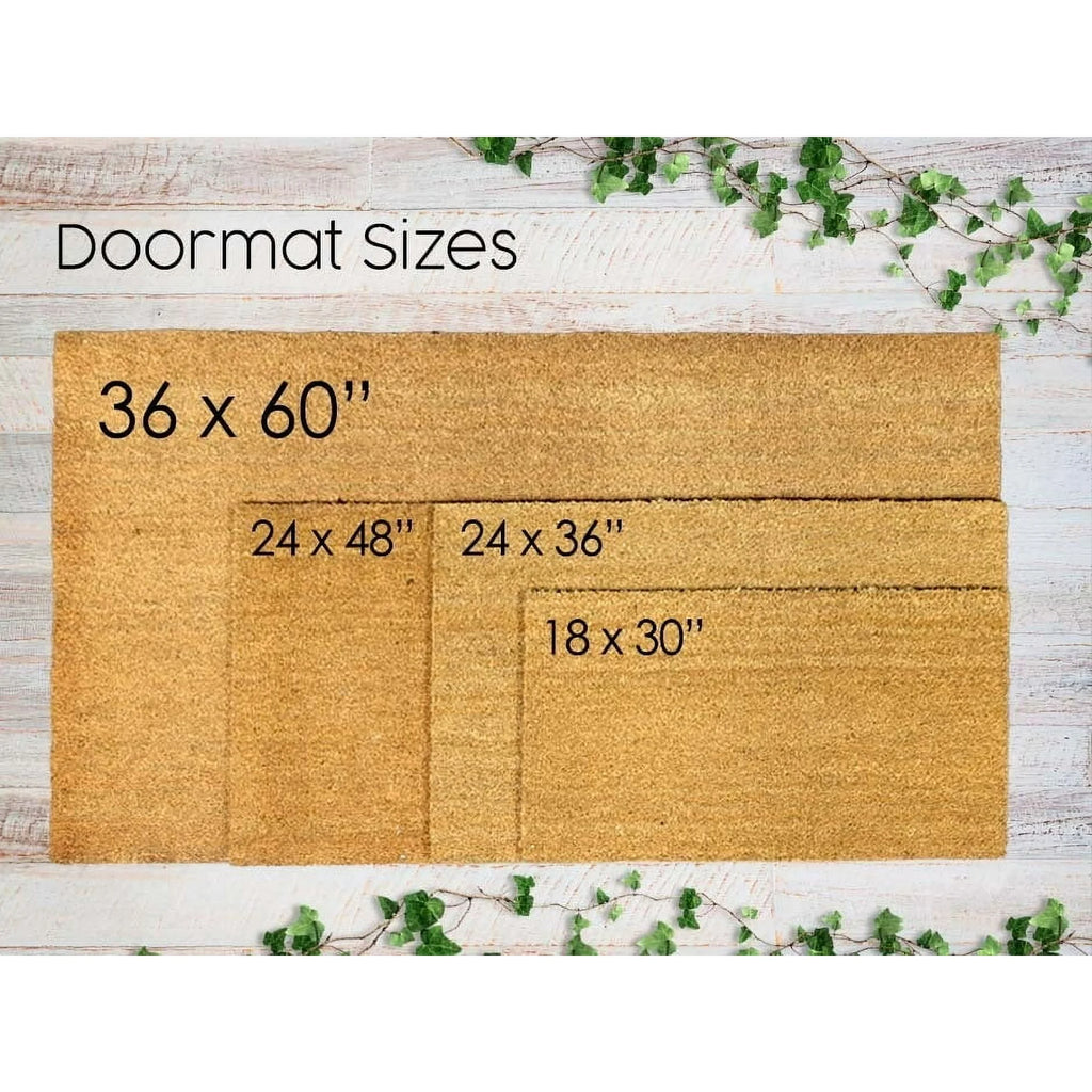 Personalized Cat Christmas Door Mat J998027