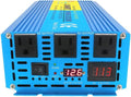 1500W Pure Sine Wave Power Inverter 12V DC to 110V AC with 3 AC Outlets O788791