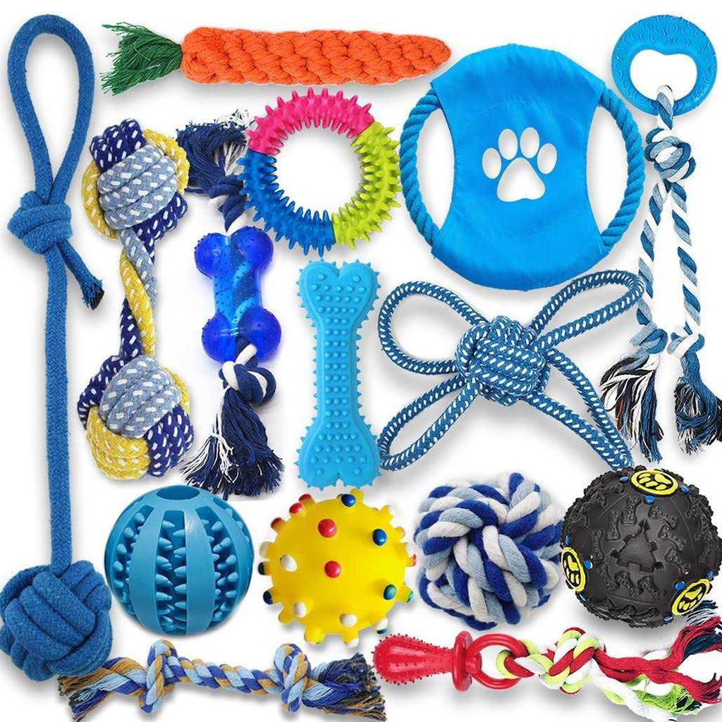 15 Pack Durable Puppy Chew Toys U44041
