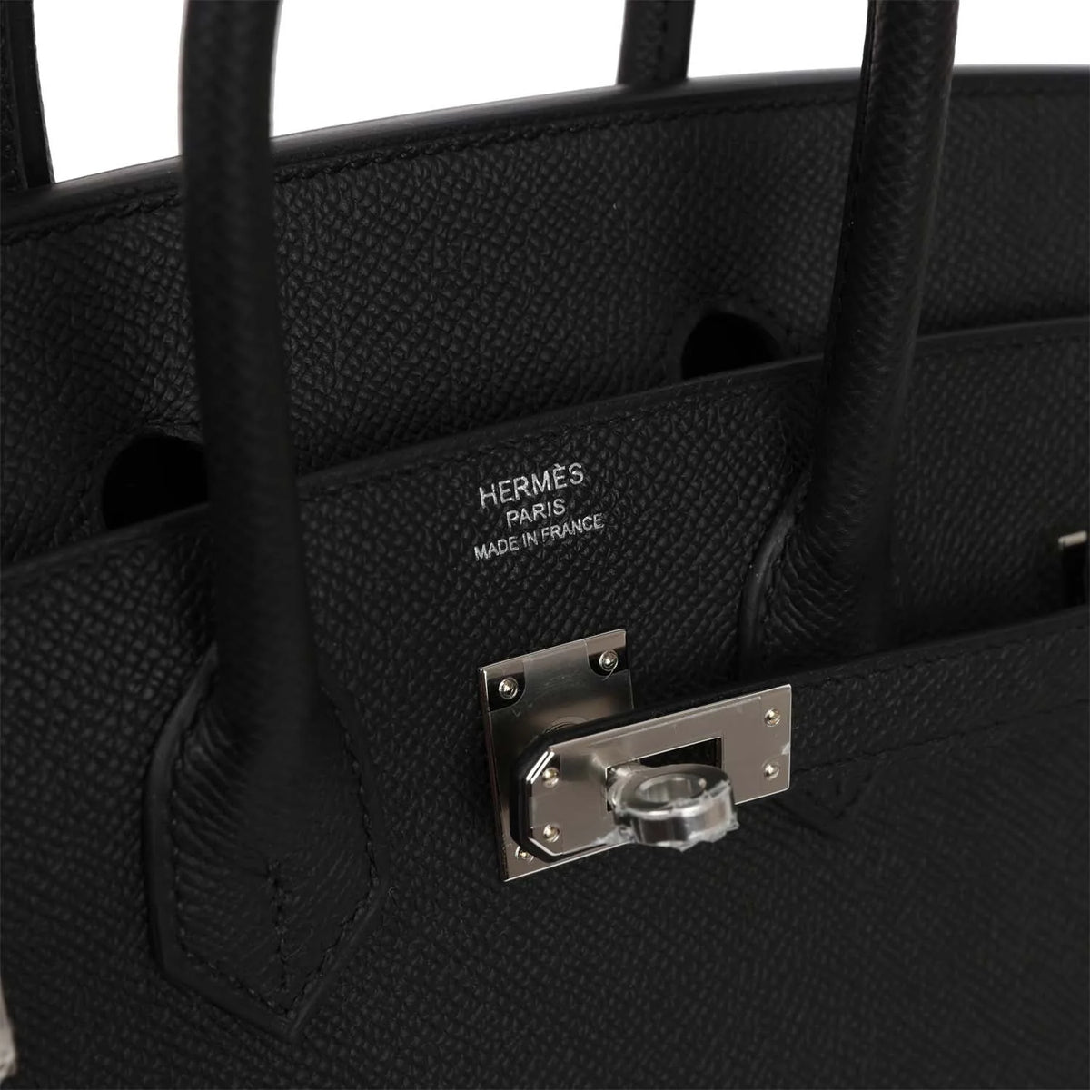Black Epsom Leather Handbag O263