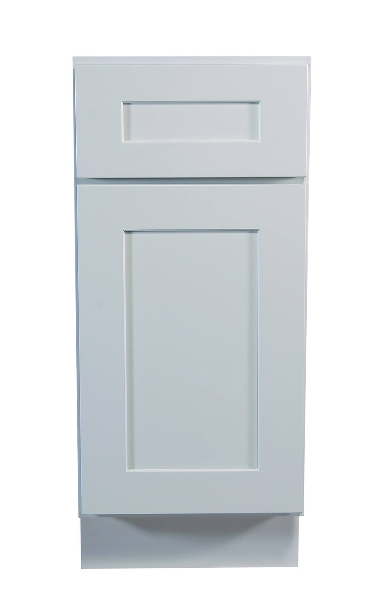 White Shaker Kitchen Base Cabinet D341