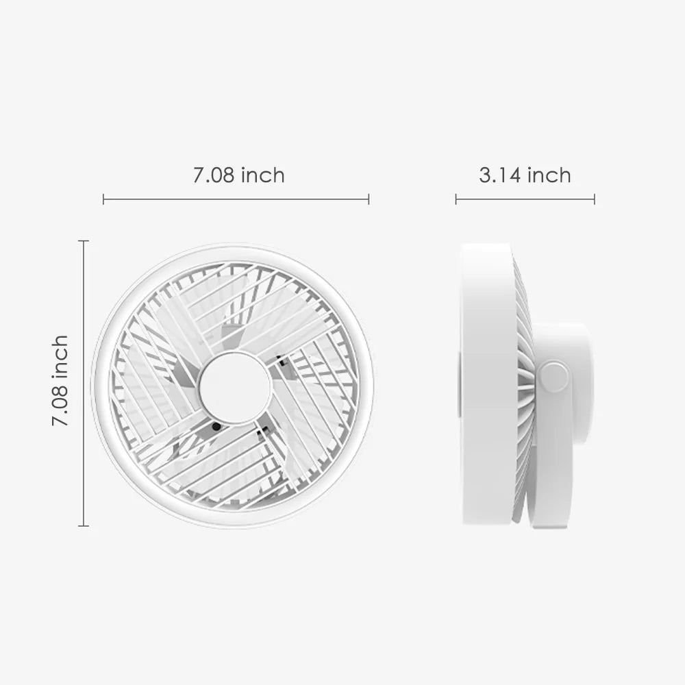 Outdoor Tent Fan with LED Lighting H2687