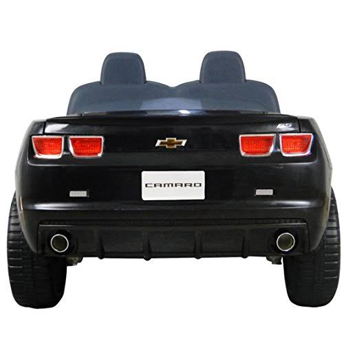 Black 12v Two Seater Ride-On Car K1862