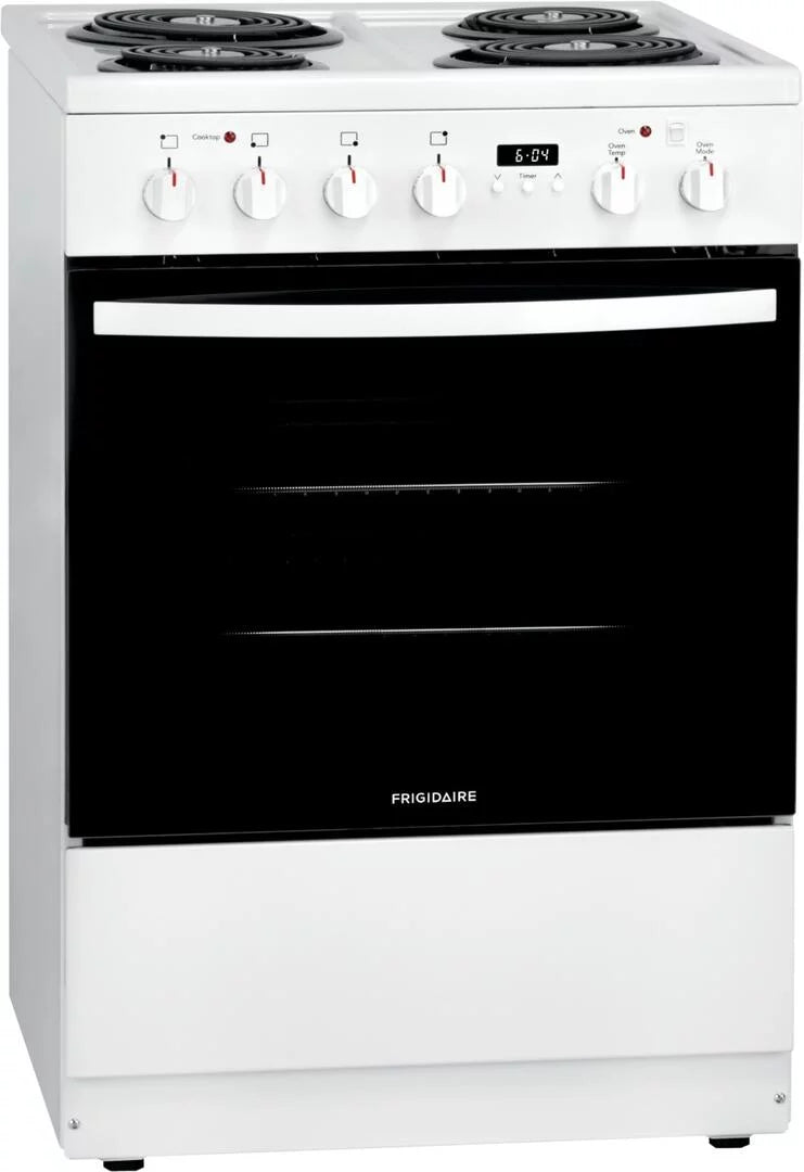 24" Freestanding Coil Electric Range Stainless Steel L455