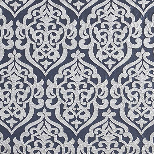Aqua Silver 72" x 72" Fabric Shower Curtain Q624905
