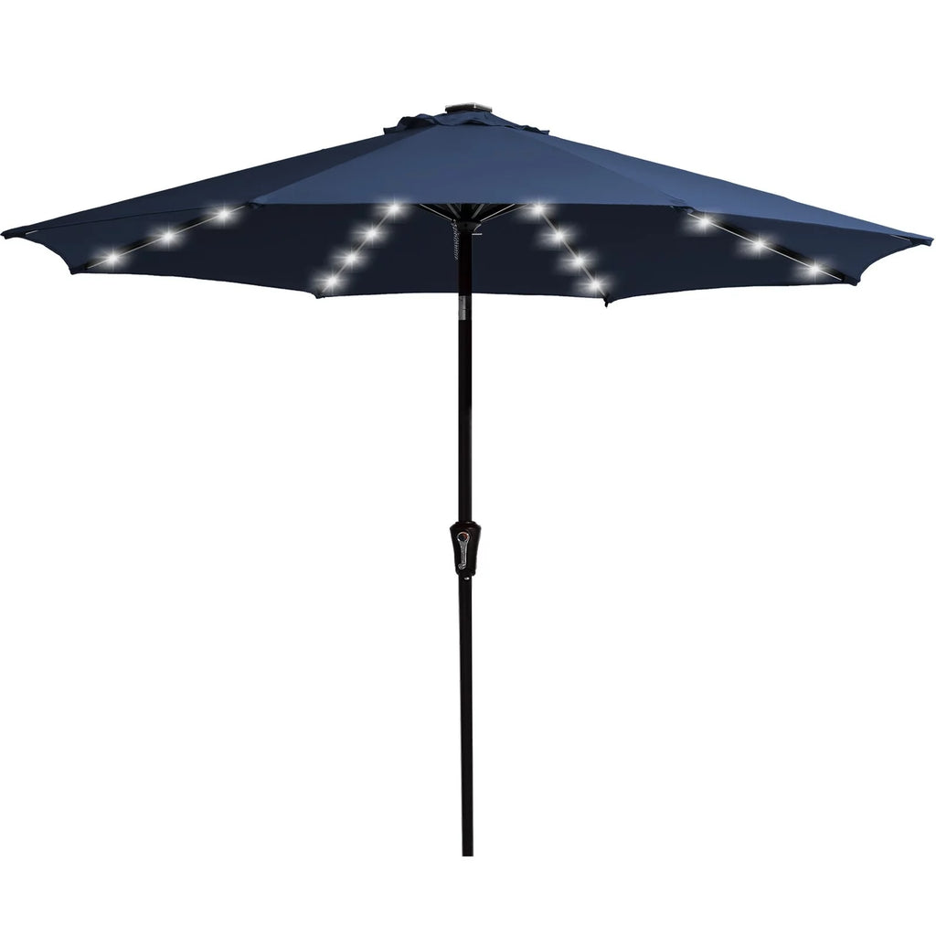 10 ft LED Solar Patio Umbrella H5638