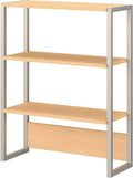 Natural Maple Bookcase Hutch B667875