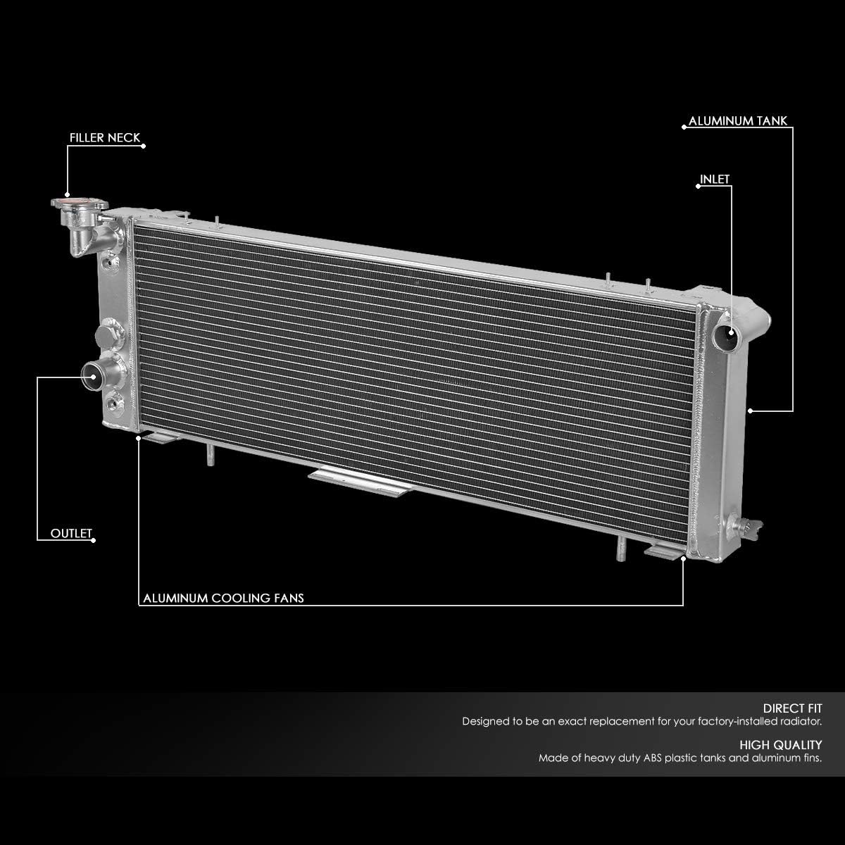Full Aluminum 3-Row Racing Radiator R776