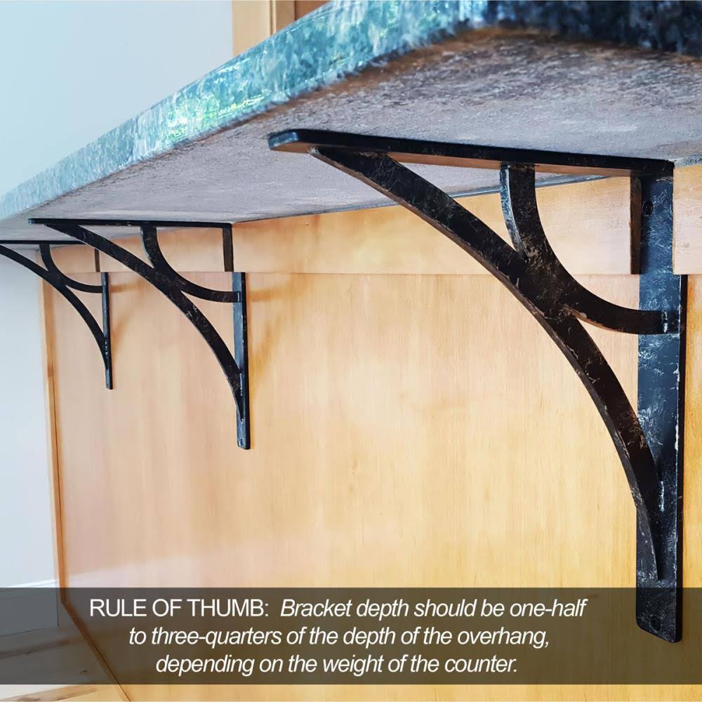 Antiqued Brass Wrought Iron Bracket C992543