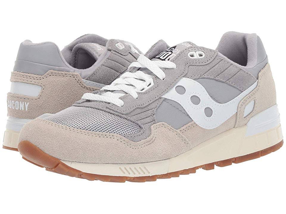 Grey White Vintage Sneakers A6593