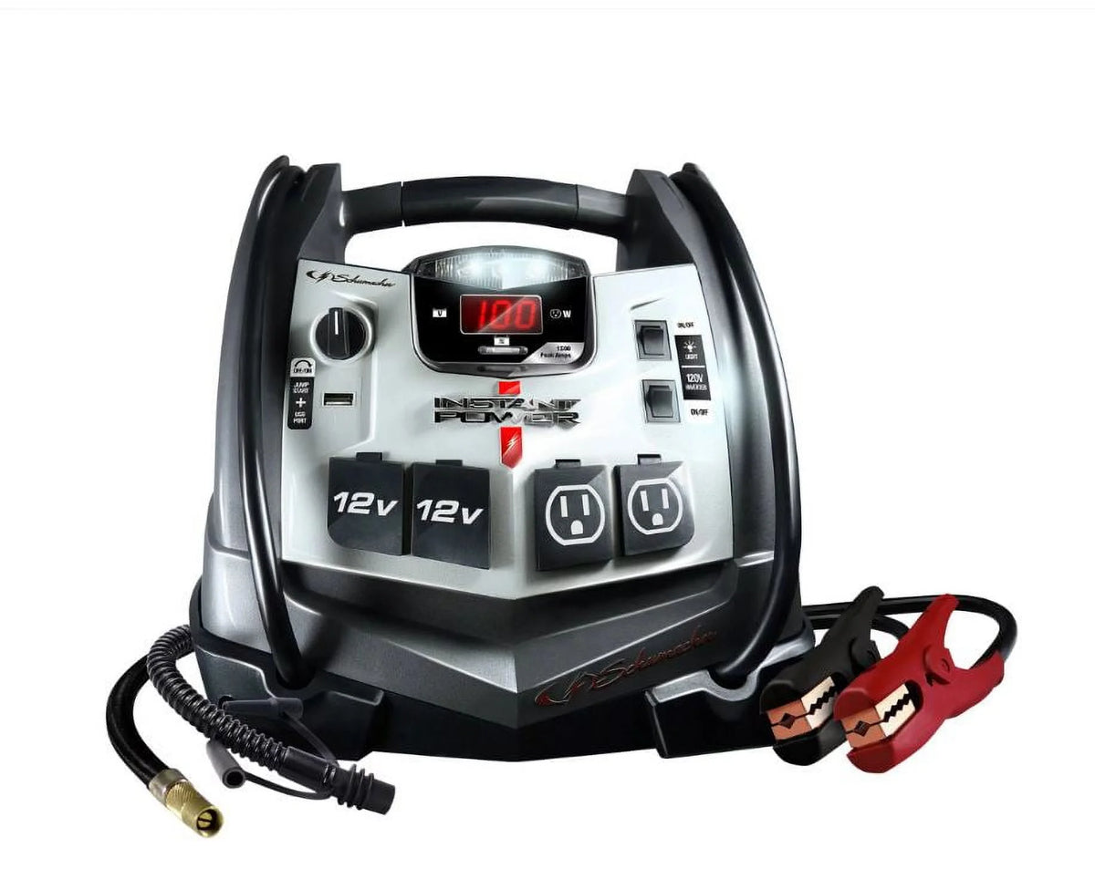 6-in-1 Portable Power Station and 1500 Peak Amp Jump Starter N55762