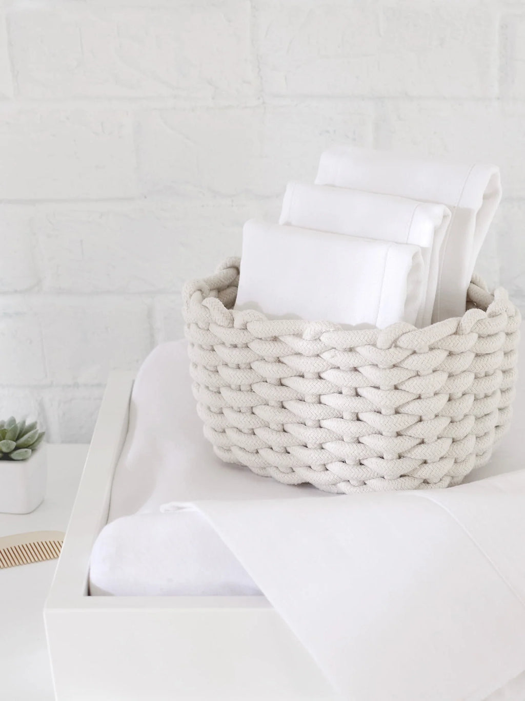 White Flatfold Cloth Baby Diaper 10-Pack F7681