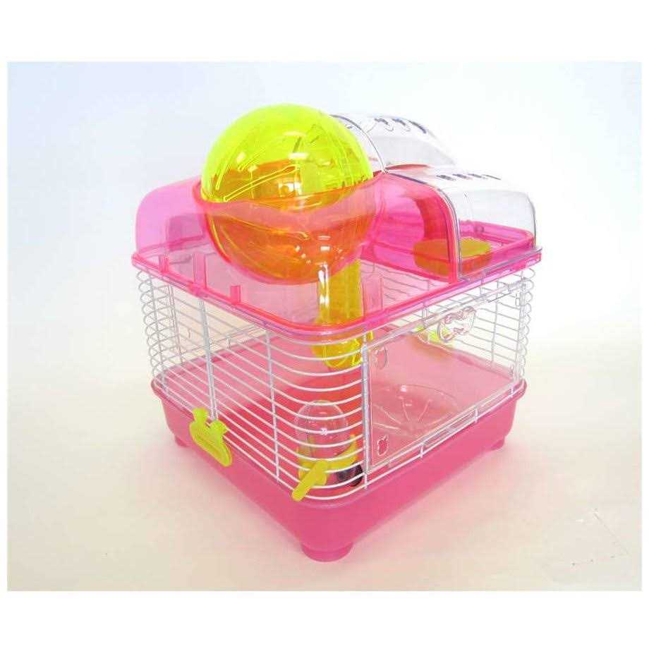 Clear Hamster Cage J459