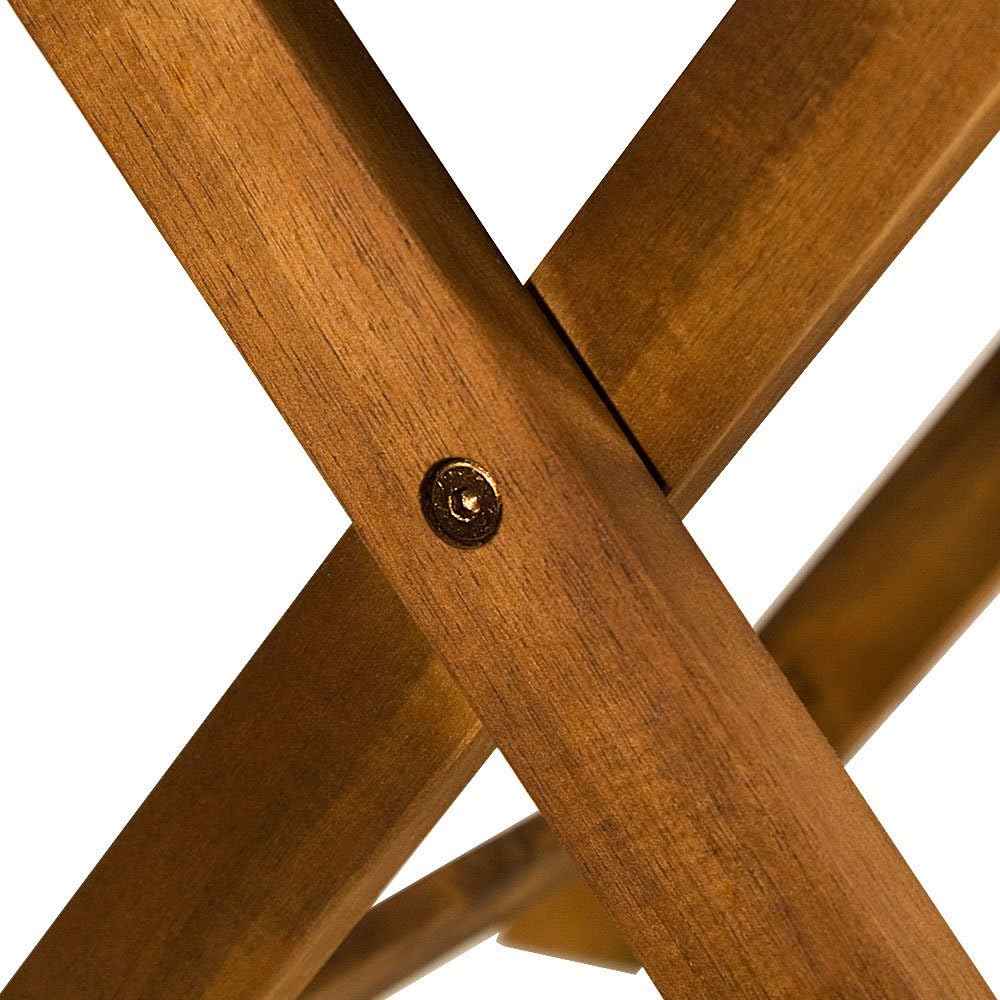 18x18 Inch Acacia Wood Folding Patio Side Table U93857