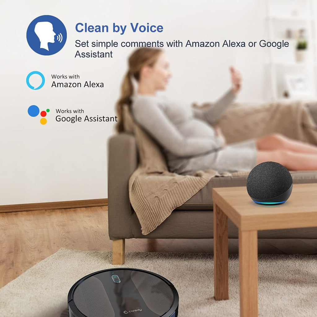 Robot Vacuum Cleaner, Wi-Fi, Sweep and Mop, 2000pa Strong Suction P16839