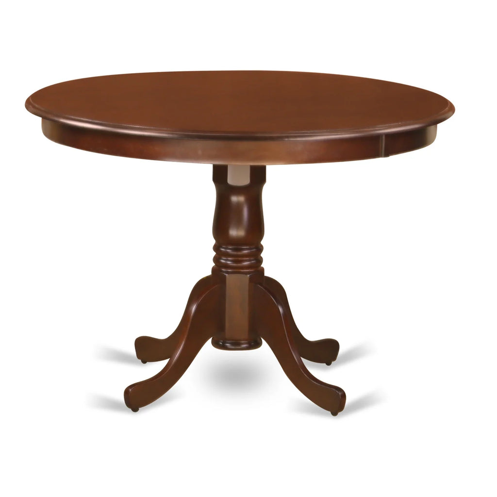 5-Piece Kitchen Table Set with 4 Chairs Mahogany Finish D676290