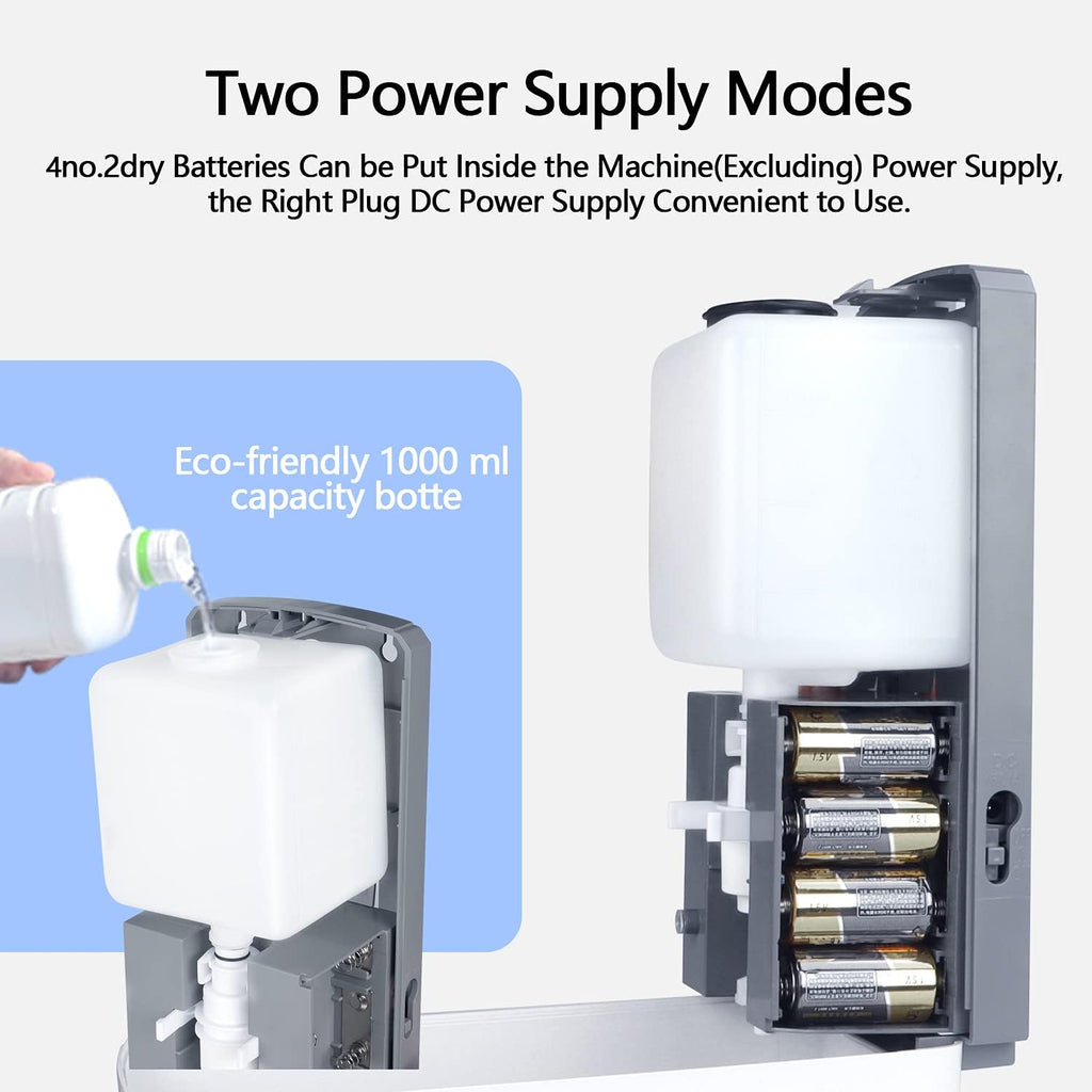 Touchless Hand Sanitizer Dispenser with Stand and 3 Nozzles U45736
